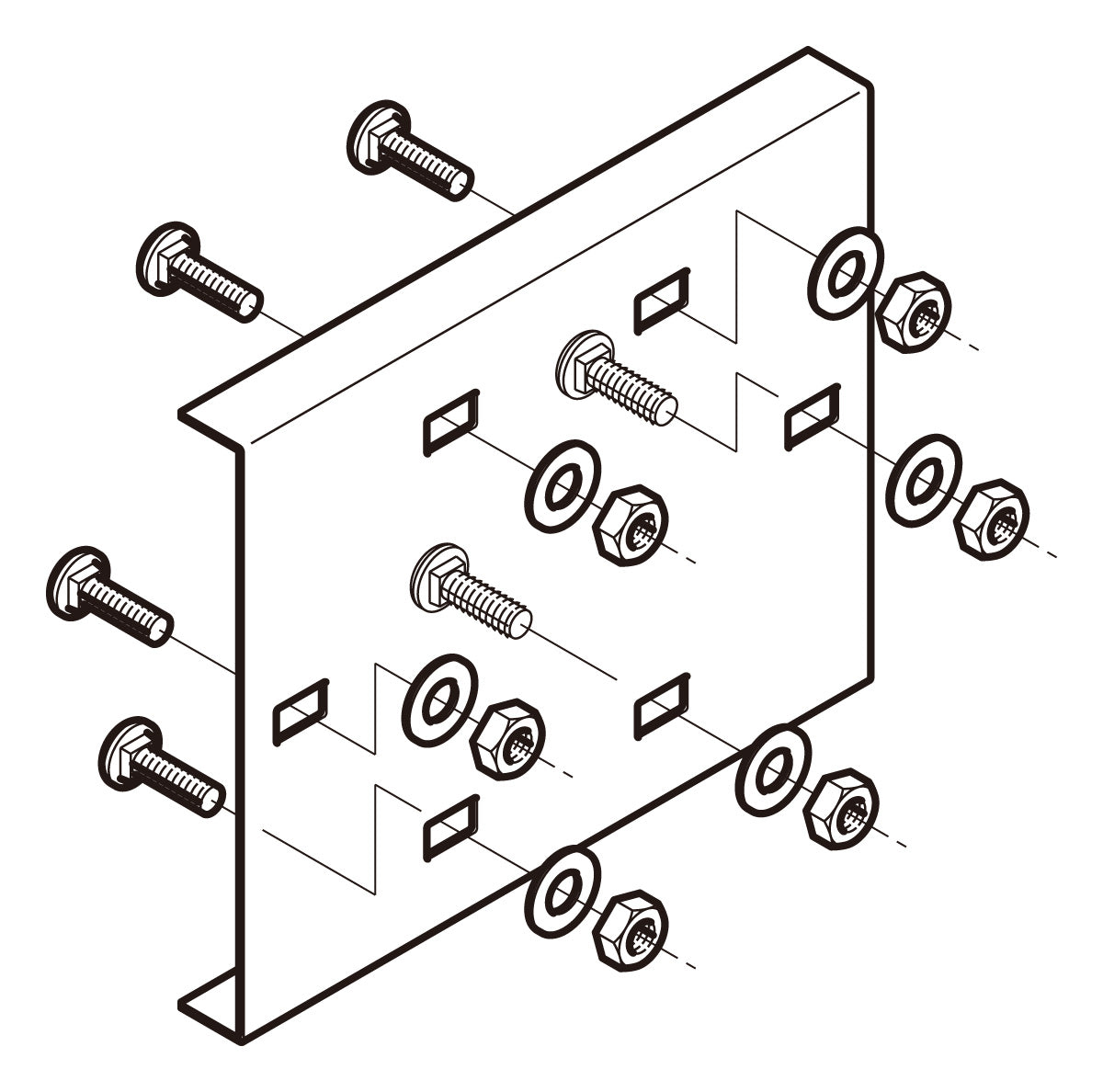 P-DPSG100|直線継ぎ金具 標準色塗装
