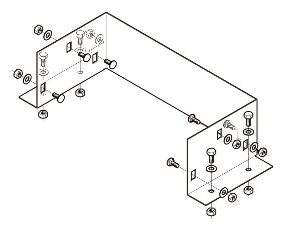P-DPU6020|盤接続金具 標準色塗装