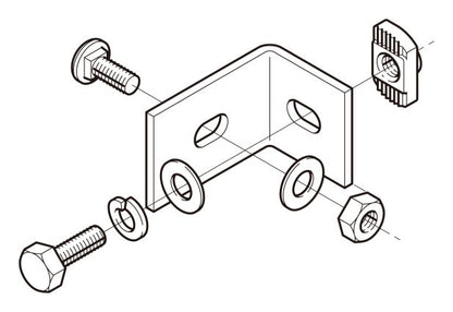 P-DPVS1|垂直用振れ止め金具