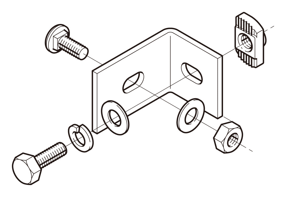P-DPVS1|垂直用振れ止め金具
