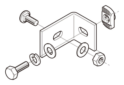 P-DPVS1|垂直用振れ止め金具