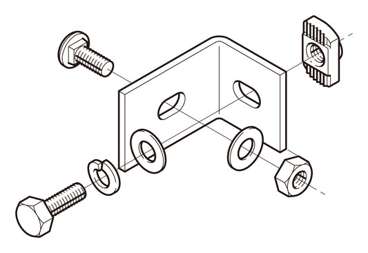 P-DPVS1|垂直用振れ止め金具