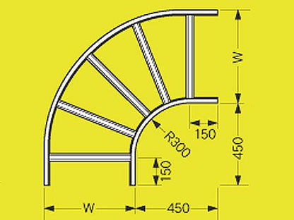 QRL50|L形分岐ラック