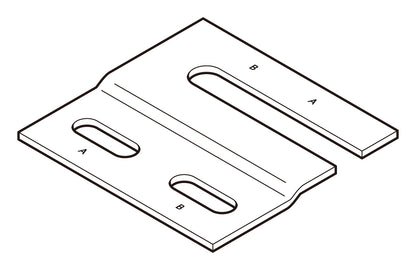 RS14-50|アングル用振れ止め金具