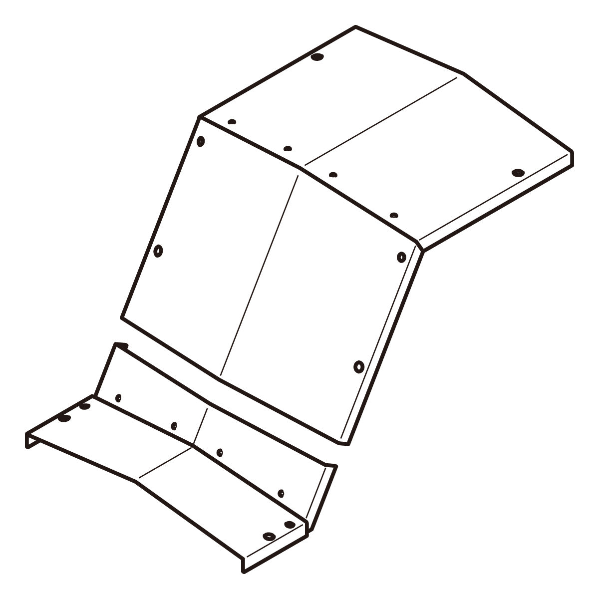 S-CVZV660Y|上下ベンド屋根形カバー