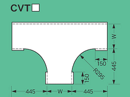SD-CVT20|T形分岐カバー SD製