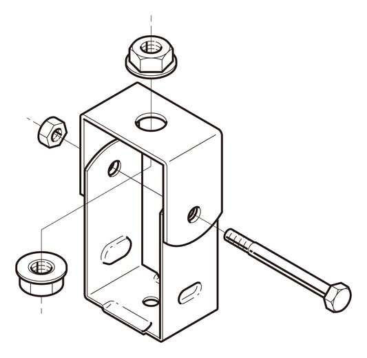 SD-DPY2-W4|レースウェイ吊金具