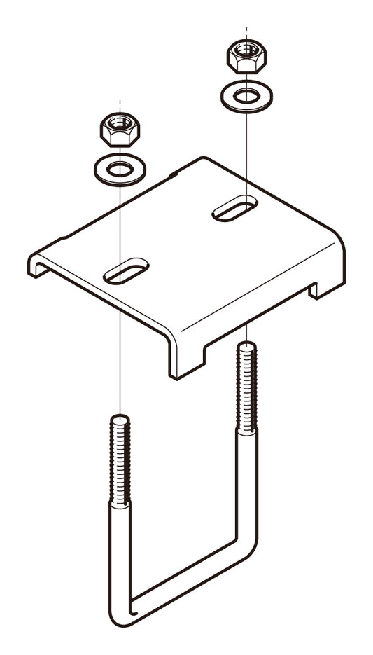 S-DH2UL19|形鋼用交差支持金具