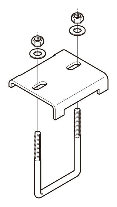 S-DH2UL|形鋼用交差支持金具