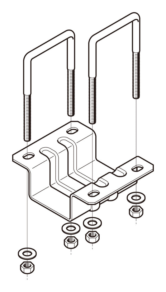 S-DHCR2|交差支持金具 ステンレス