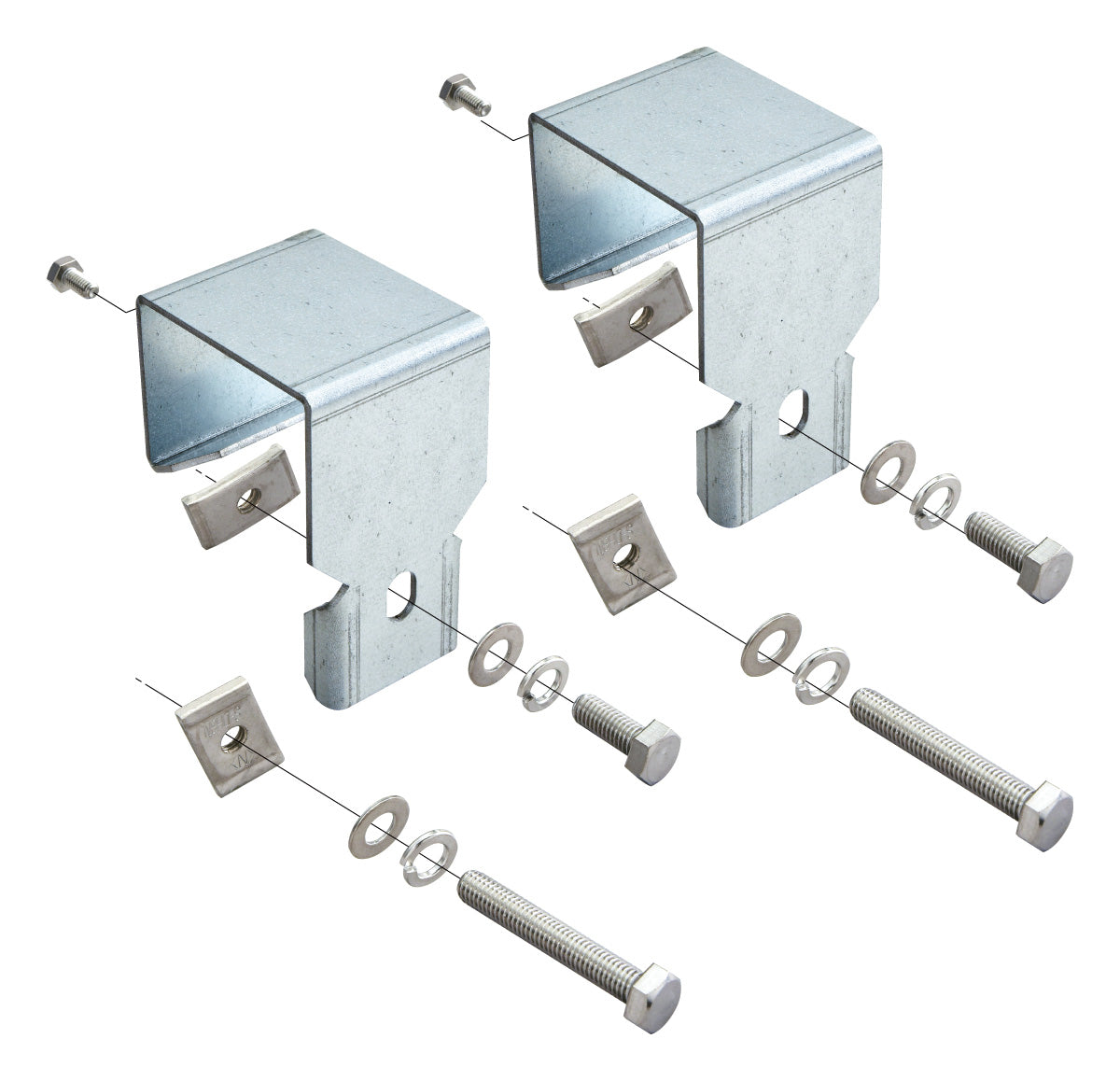 SD-LDS-SET|アングル用ダクター支持金具