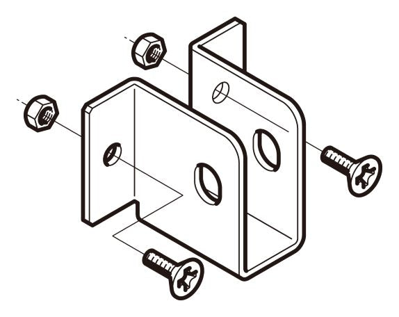 SD-PE15|立上りケーブル支持桁受金具