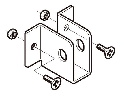 SD-PE15|立上りケーブル支持桁受金具