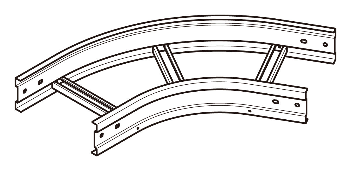 SD-QRA1060|水平ベンドラック 60°