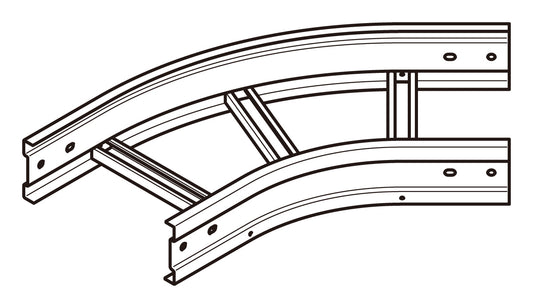 SD-QRA245|水平ベンドラック 45゜