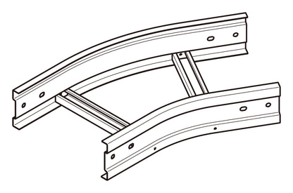 SD-QRA330|水平ベンドラック 30゜