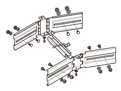 SD-QRB2G|子桁付水平自在継ぎ金具
