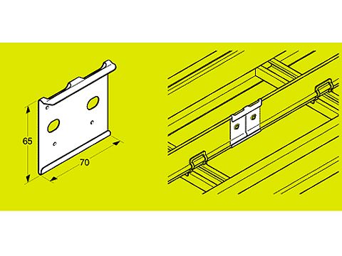 SD-QRDF2G|セパレーター継ぎ金具 SD製