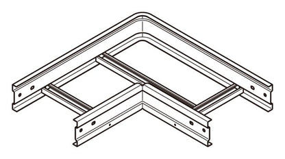 SD-QRLAC60|内・外直角L形分岐ラック