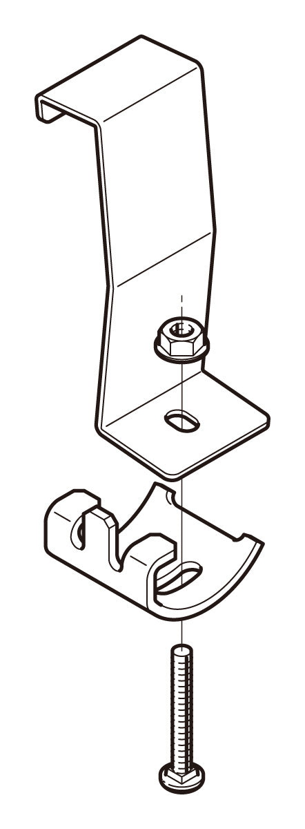 SD-QRS11T|アングル用振れ止め金具