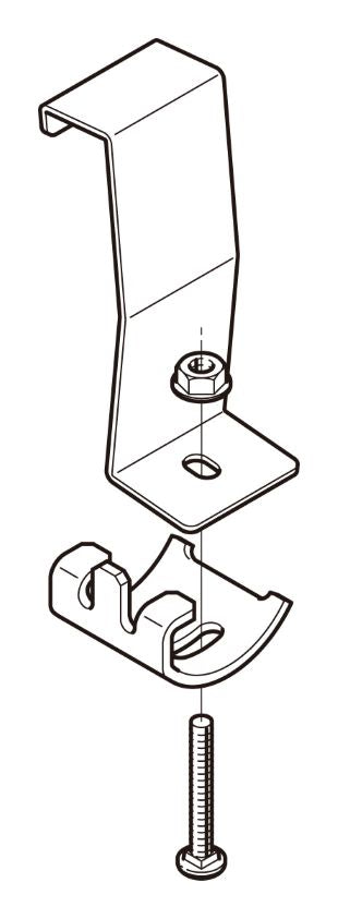 SD-QRS11T|アングル用振れ止め金具