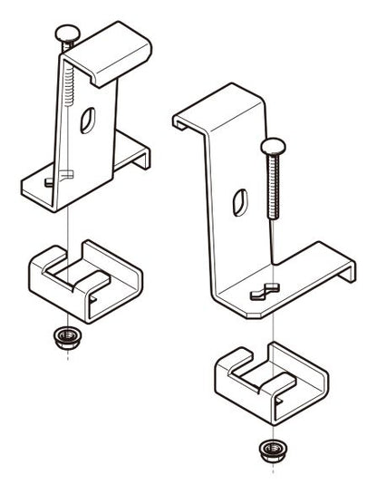 SD-QRS1M6575|みぞ形鋼用振れ止め金具