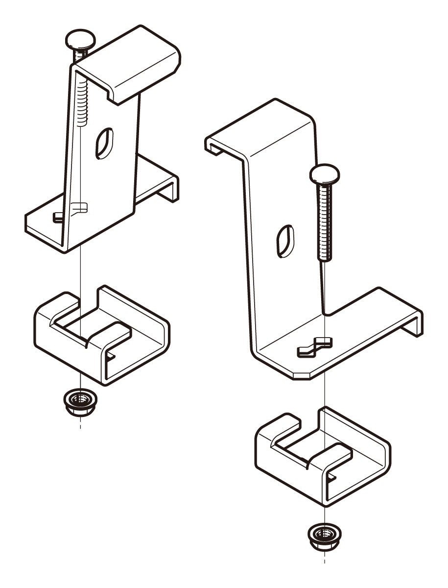 SD-QRS1M6575|みぞ形鋼用振れ止め金具