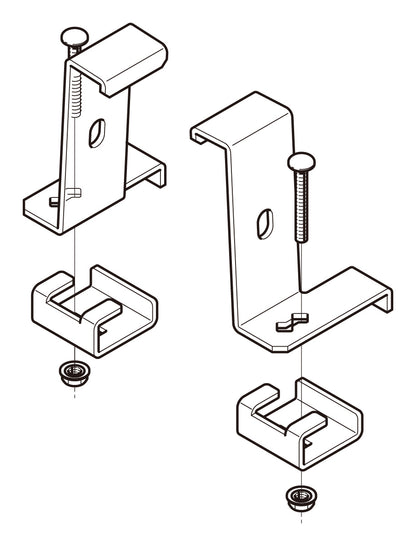 SD-QRS1M6575|みぞ形鋼用振れ止め金具