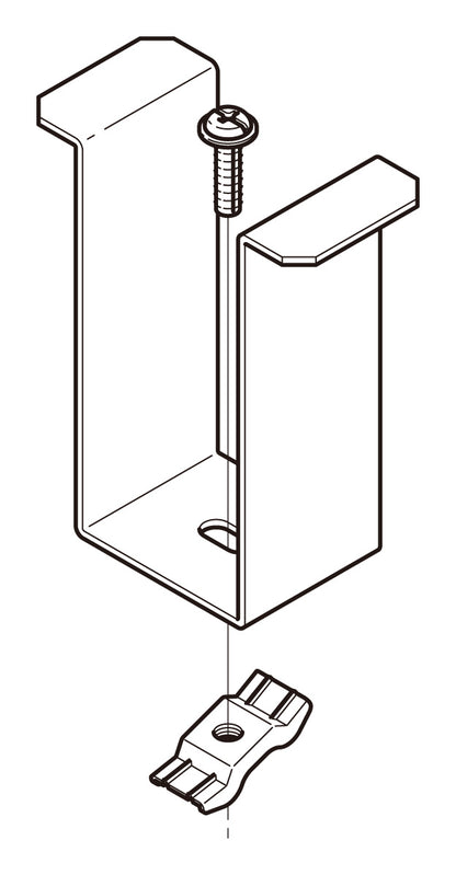 SD-QRS1W|並列部振れ止め金具