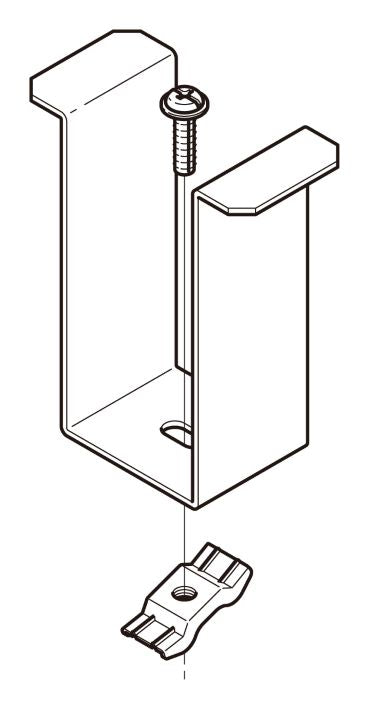 SD-QRS1W|並列部振れ止め金具