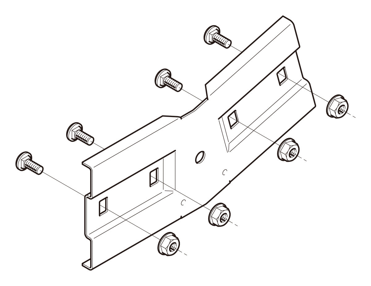 SD-QRVG15|上下ベンド継ぎ金具