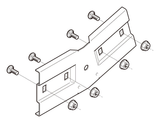 SD-QRVG15|上下ベンド継ぎ金具