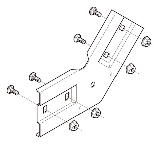 SD-QRVG45|上下ベンド継ぎ金具