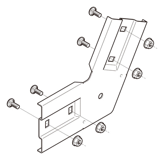 SD-QRVG60|上下ベンド継ぎ金具