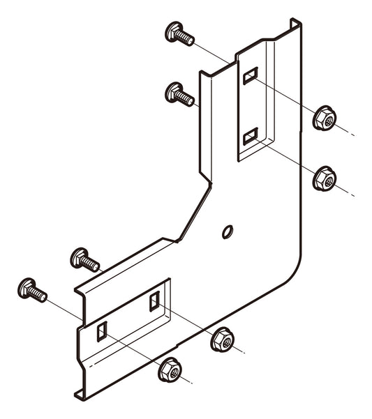 SD-QRVG90|上下ベンド継ぎ金具