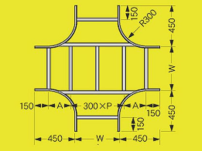 SD-QRX40｜X形分岐ラック SD製