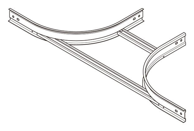 SD-QRZT40|特殊T形分岐ラック