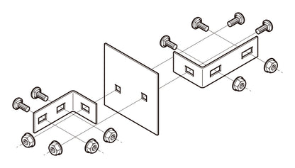 SD-QSRR40|SR・QR用口径違い金具