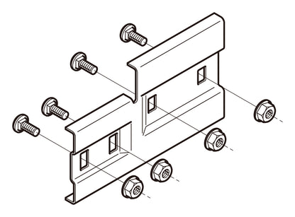 SD-SQRD1L|段違い継ぎ金具