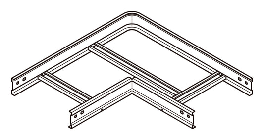 SD-SRLAC30|内・外直角L形分岐ラック