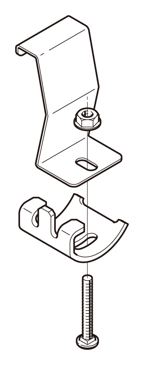 SD-SRS11T|アングル用振れ止め金具