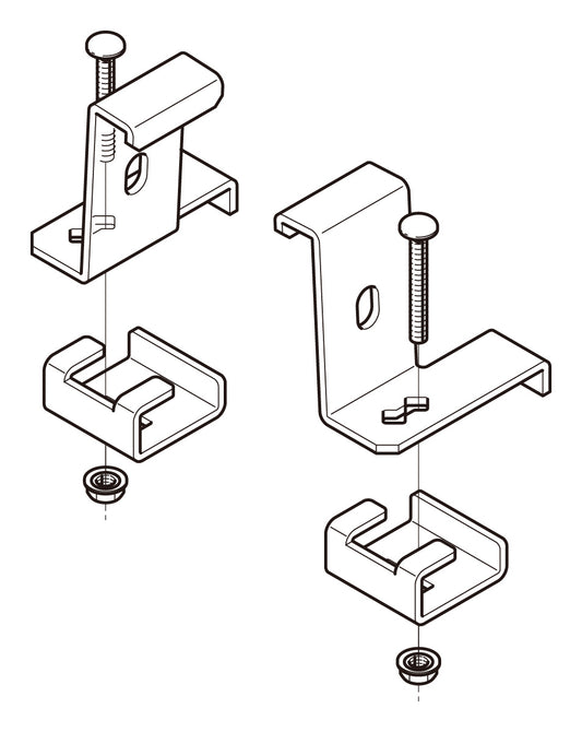 SD-SRS1M6575|みぞ形鋼用振れ止め金具