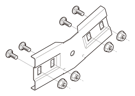 SD-SRVG15|上下ベンド継ぎ金具