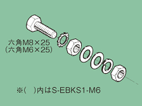 S-EBKS1-M8|アースボンド線用