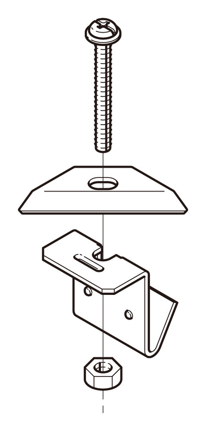 SNQRS2L|アングル用振れ止め金具