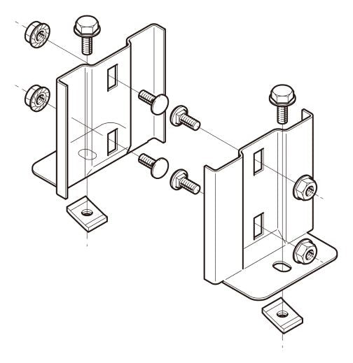 S-NQRU1C|カバー対応垂直支持金具
