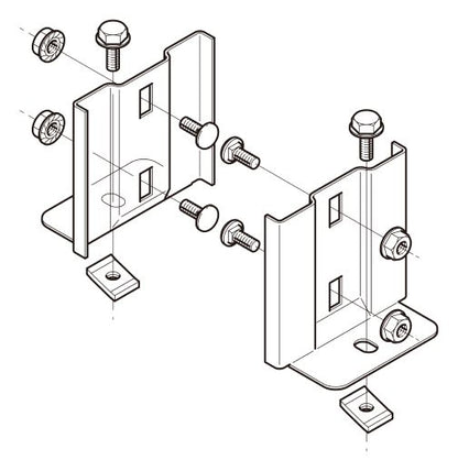 S-NQRU1C|カバー対応垂直支持金具