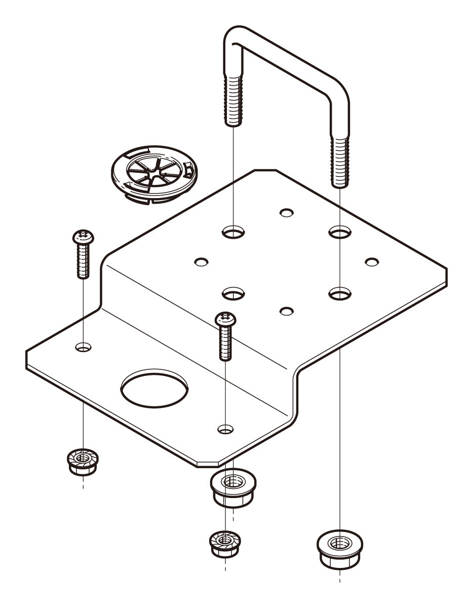 SNQRYD1|子桁用誘導灯取付金具