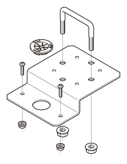 SNQRYD1|子桁用誘導灯取付金具