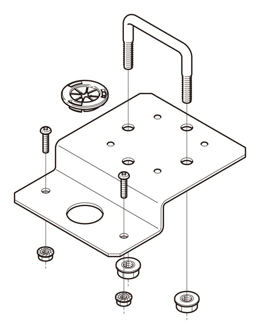 SNQRYD1|子桁用誘導灯取付金具